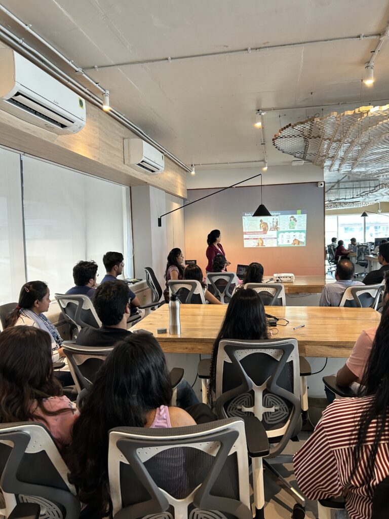 Wellness Speaker Geetanjali Mengi in Mumbai talking about Food Nutrition Diseases Yoga and Mediation