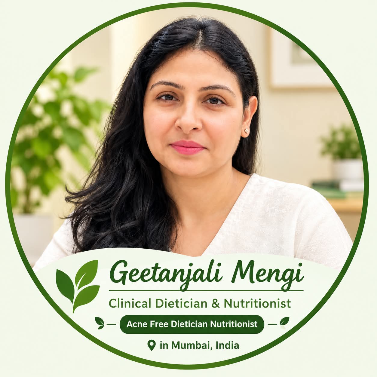 Acne Free Dietician Nutritionist in Mumbai India Geetanjali Mengi